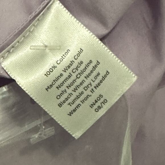 Talbots button down purple shirt size 16 XL Rhinestone Buttons New - Picture 7 of 9